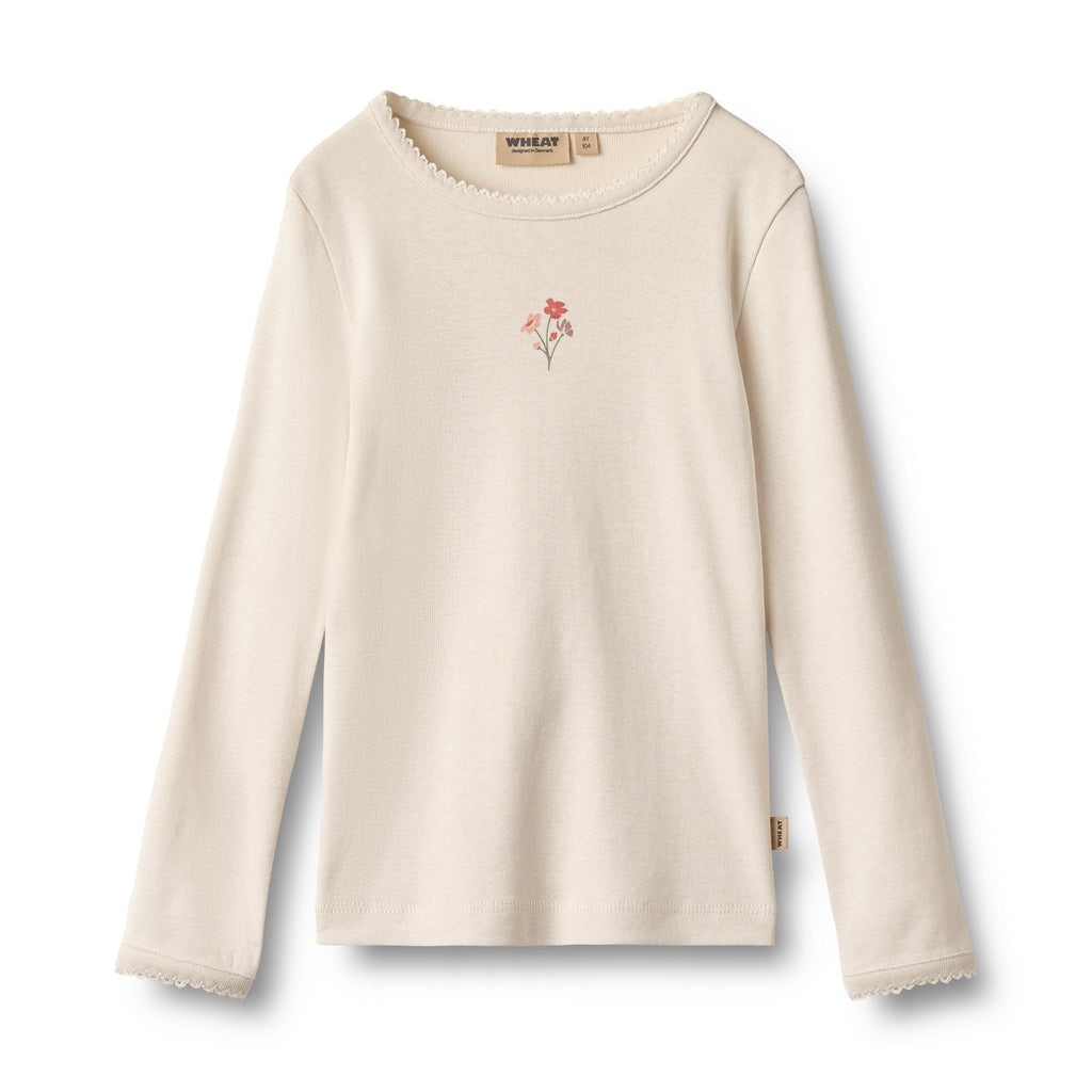 Wheat | T-shirt L/S Print Belis