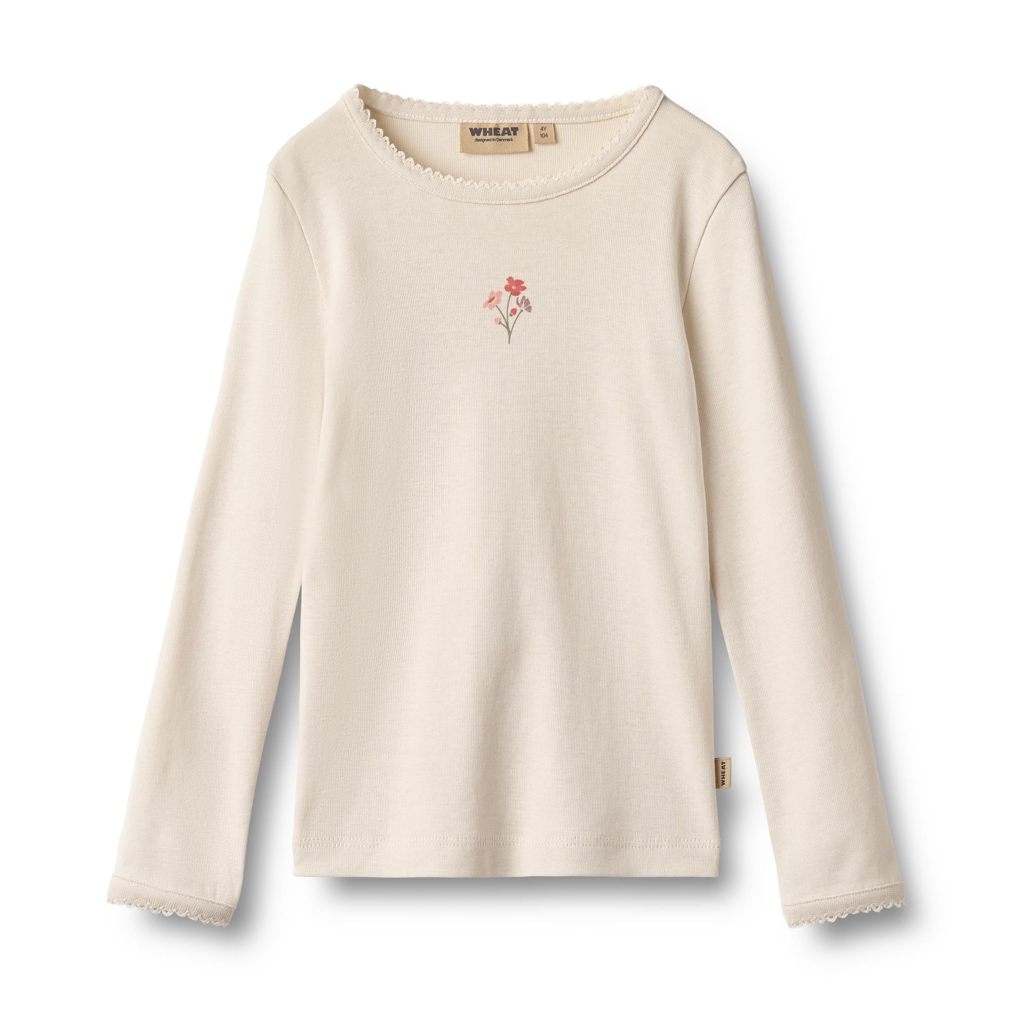 Wheat | T-shirt L/S Print Belis