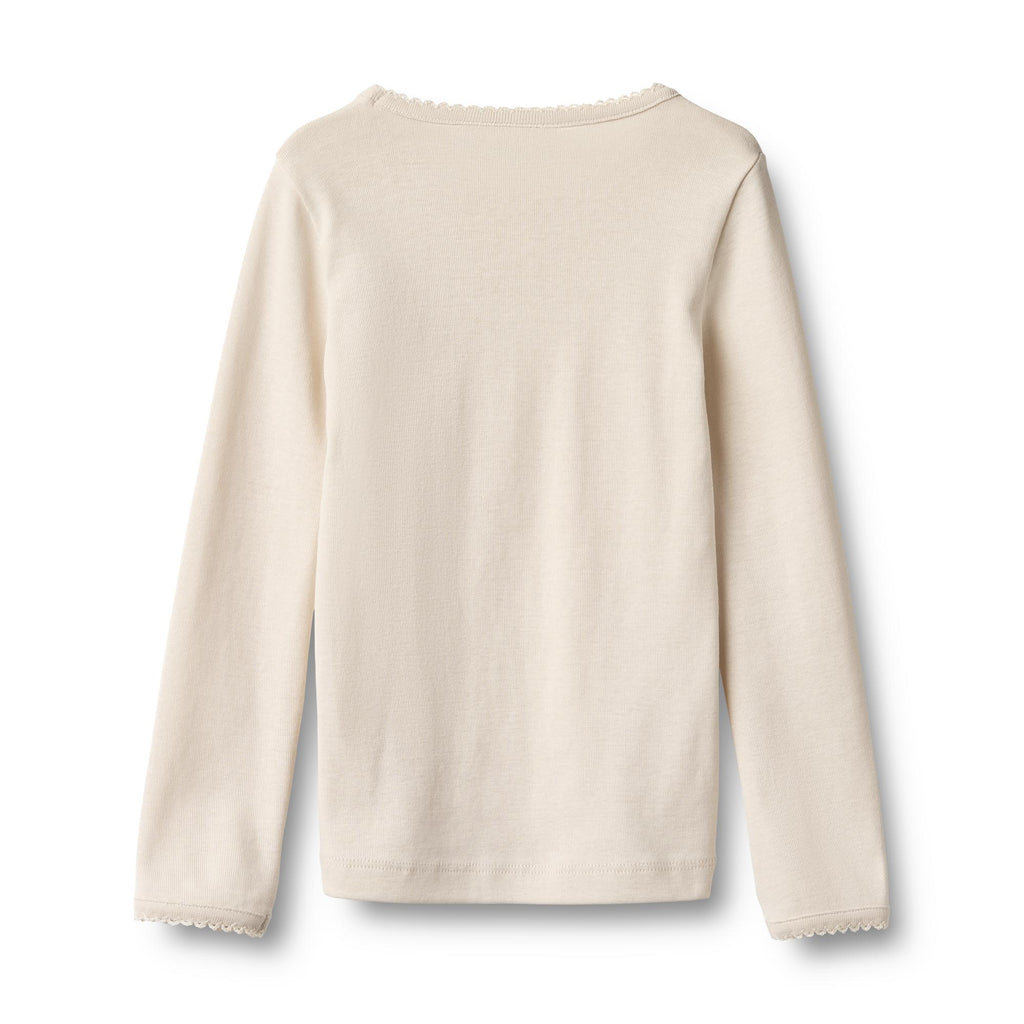 Wheat | T-shirt L/S Print Belis