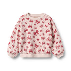 Wheat | Lia Sweatshirt mit Schleifenprint – Almond Peach