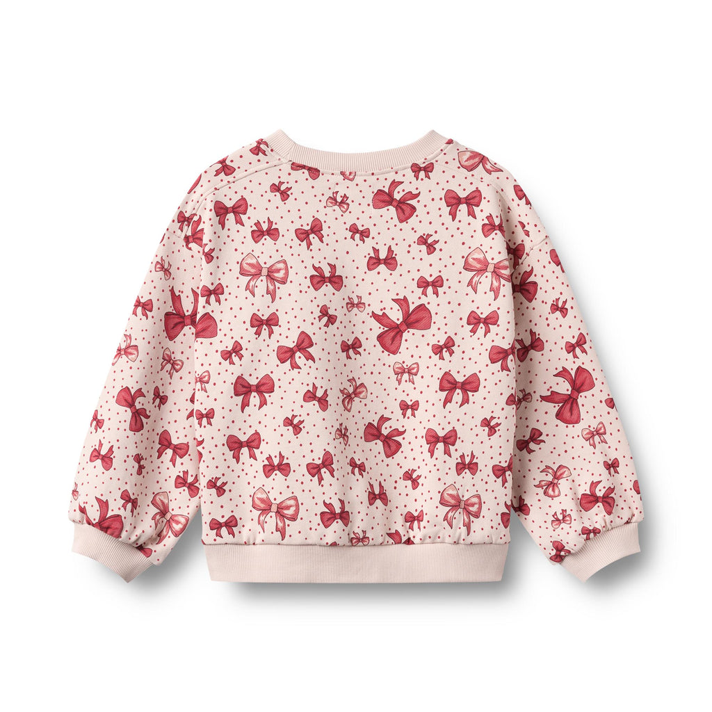 Wheat | Lia Sweatshirt mit Schleifenprint – Almond Peach