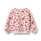 Wheat | Lia Sweatshirt mit Schleifenprint – Almond Peach