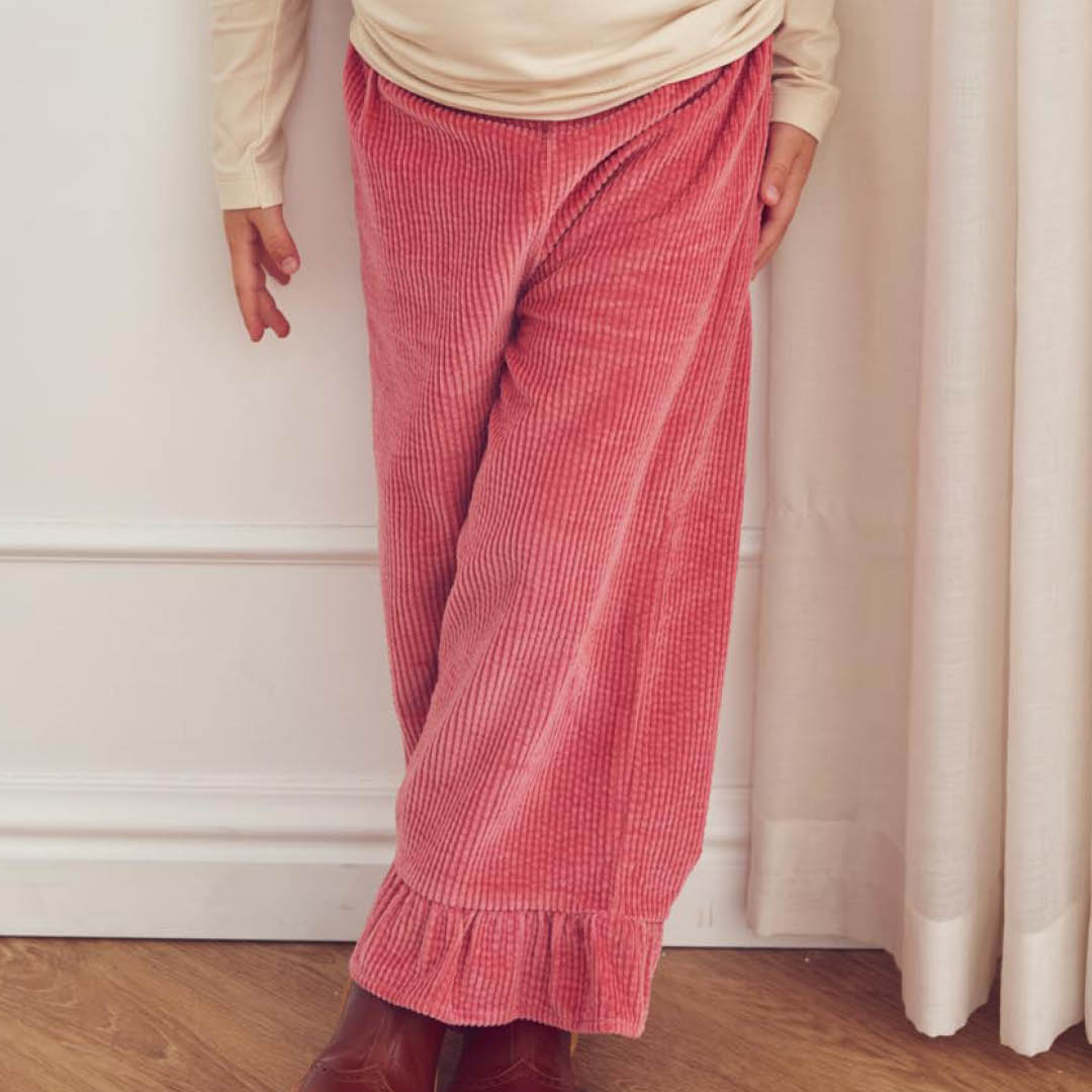 Müsli | Cordhose - Corduroy Frill Wide Leg