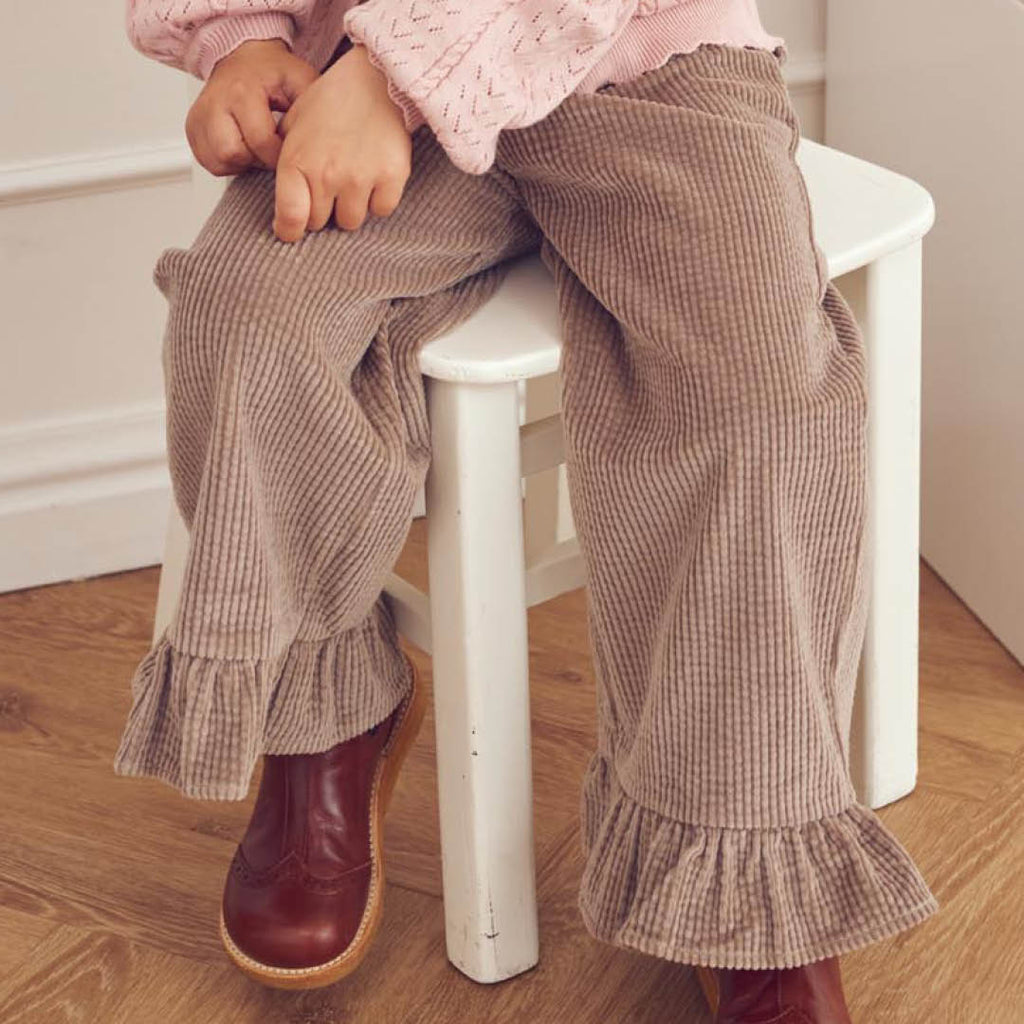 Müsli | Cordhose - Corduroy Frill Wide Leg