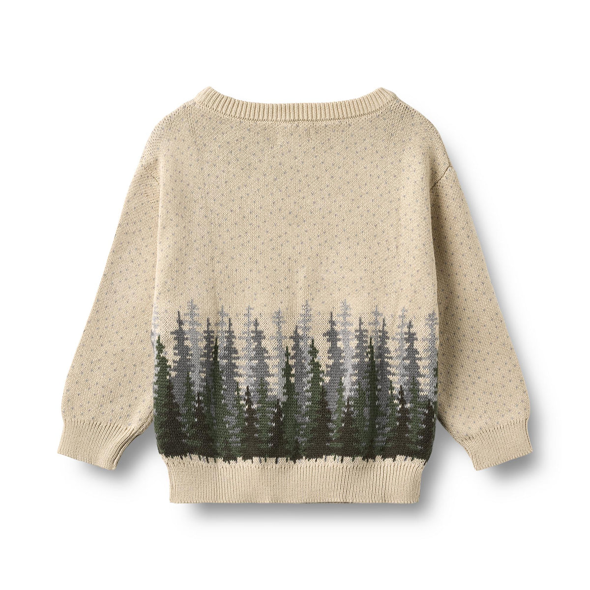 Wheat | Finley Jacquard Strickpullover – Offwhite