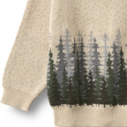 Wheat | Finley Jacquard Strickpullover – Offwhite