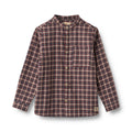Wheat | Willum Flanellhemd – Blue Holiday Check