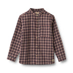 Wheat | Willum Flanellhemd – Blue Holiday Check