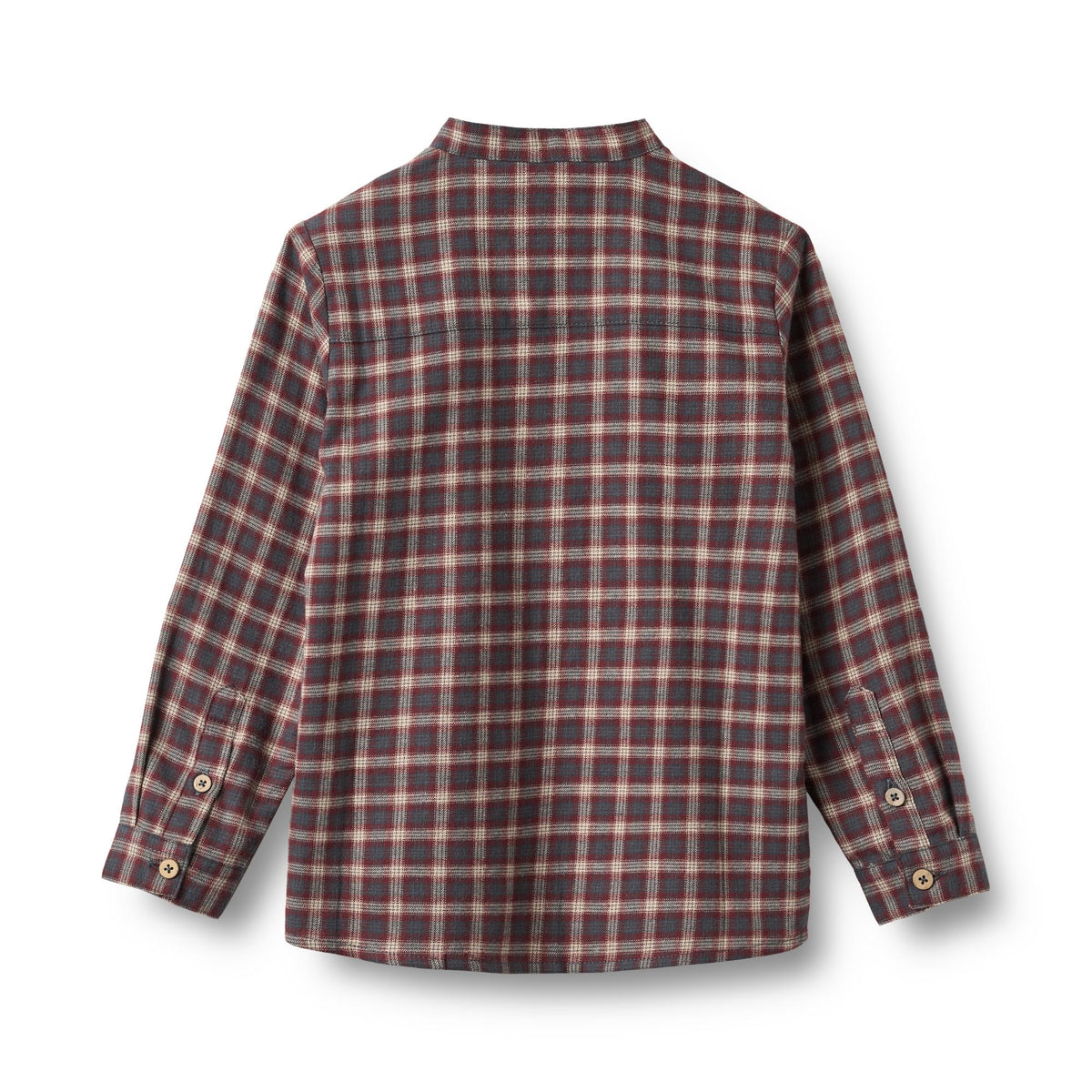Wheat | Willum Flanellhemd – Blue Holiday Check