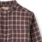 Wheat | Willum Flanellhemd – Blue Holiday Check