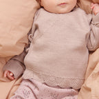 Wheat | Wickel-Strickjacke Cleo mit Spitze