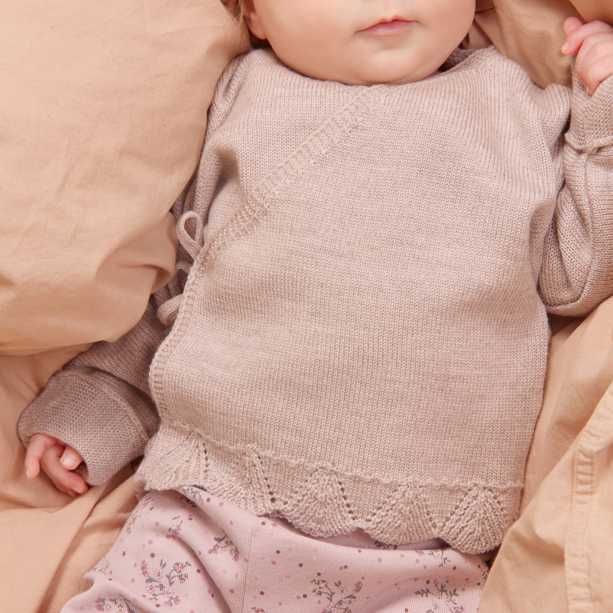 Wheat | Wickel-Strickjacke Cleo mit Spitze