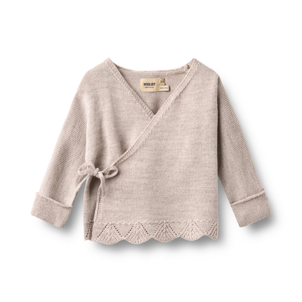 Wheat | Wickel-Strickjacke Cleo mit Spitze