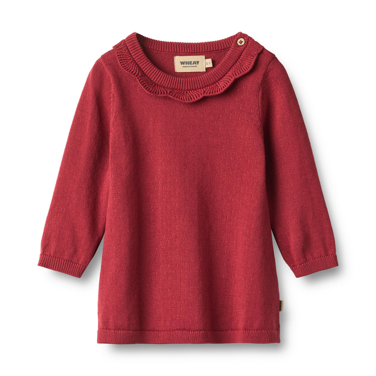 Wheat | Nannie Strickkleid – Red Cherry
