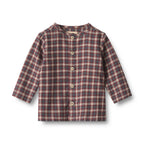 Wheat | Shelby Flanellhemd – Blue Holiday Check