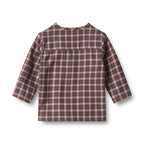 Wheat | Shelby Flanellhemd – Blue Holiday Check