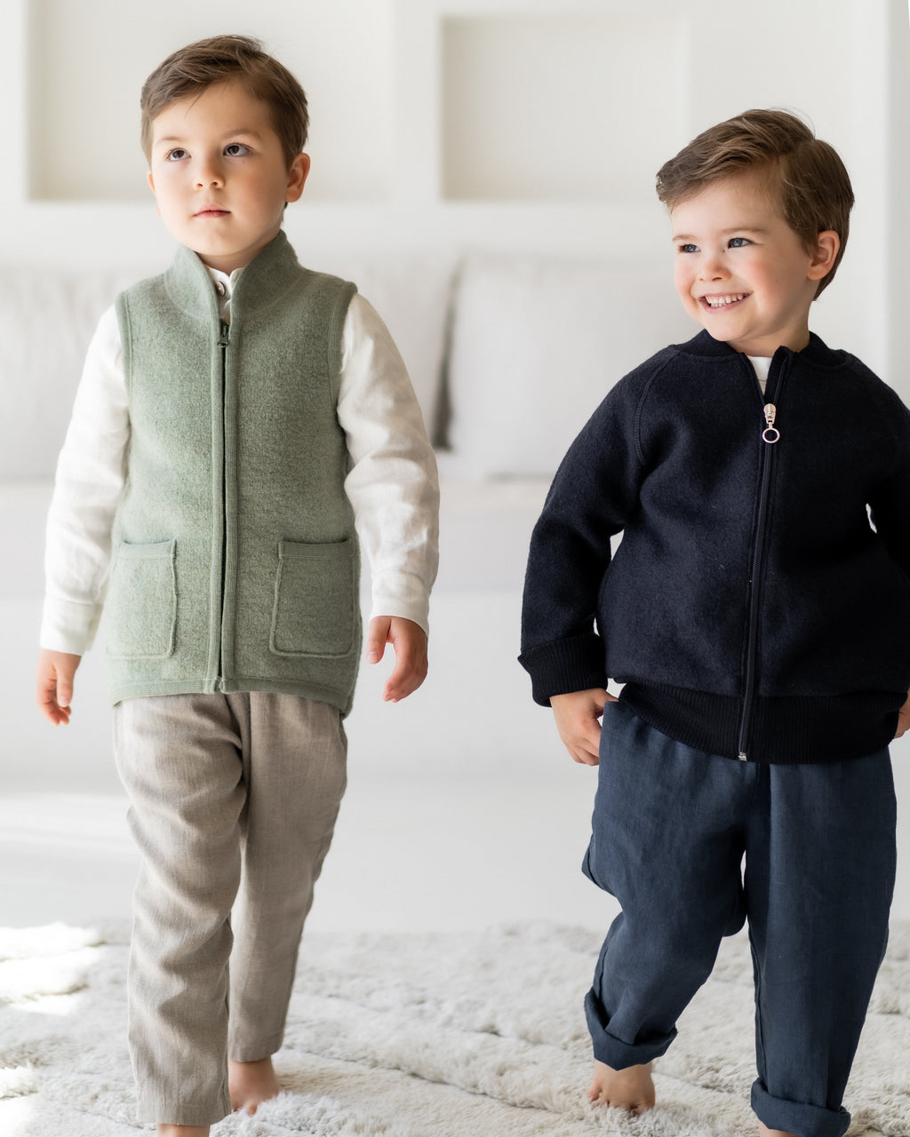 HALFEN | Bomberjacke aus Wollwalk