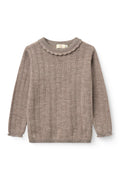 Copenhagen Colors | Merino Pointelle Bluse - Natural Melange