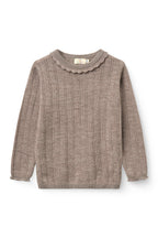 Copenhagen Colors | Merino Pointelle Bluse - Natural Melange