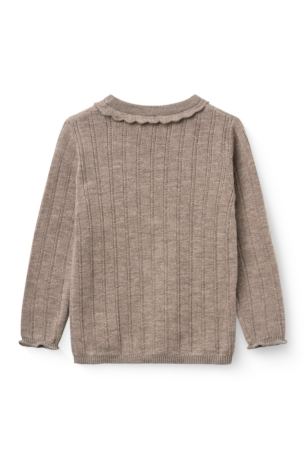 Copenhagen Colors | Merino Pointelle Bluse - Natural Melange