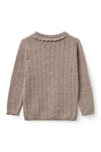 Copenhagen Colors | Merino Pointelle Bluse - Natural Melange