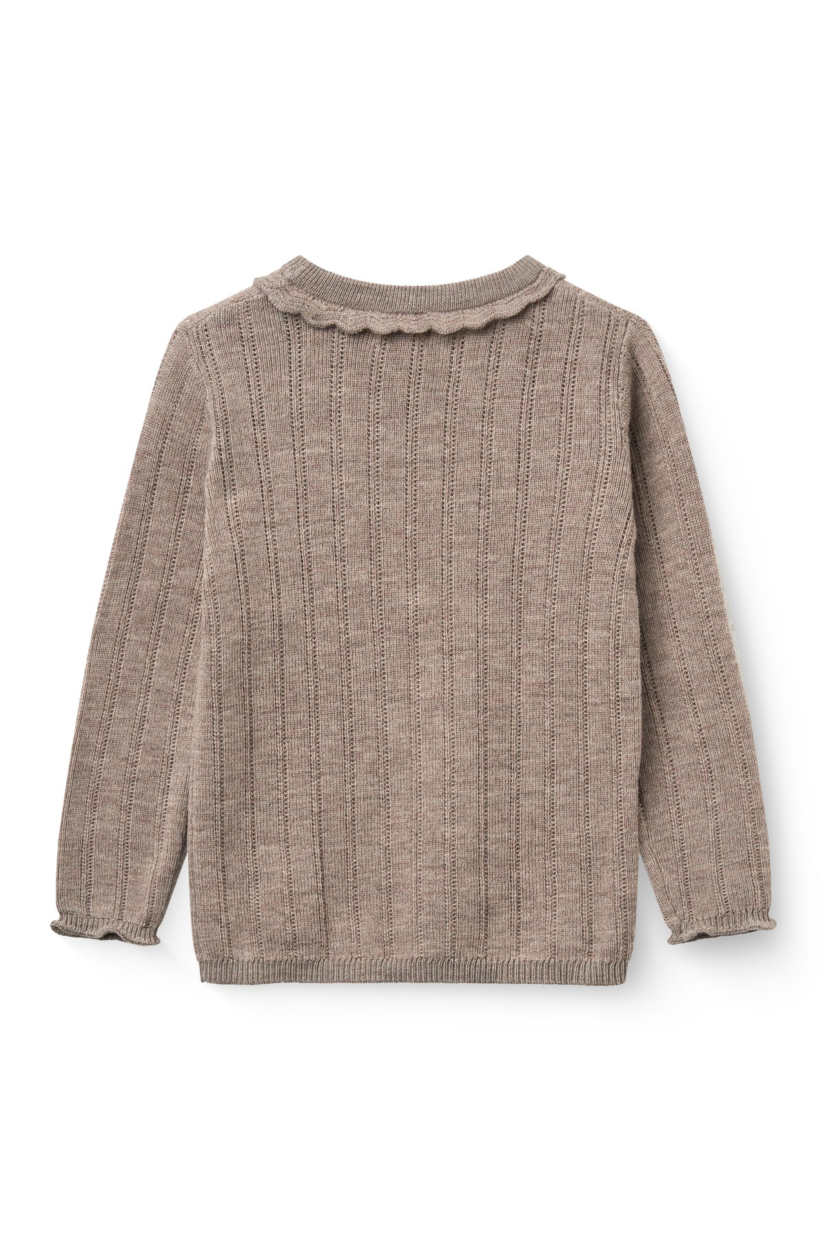 Copenhagen Colors | Merino Pointelle Bluse - Natural Melange