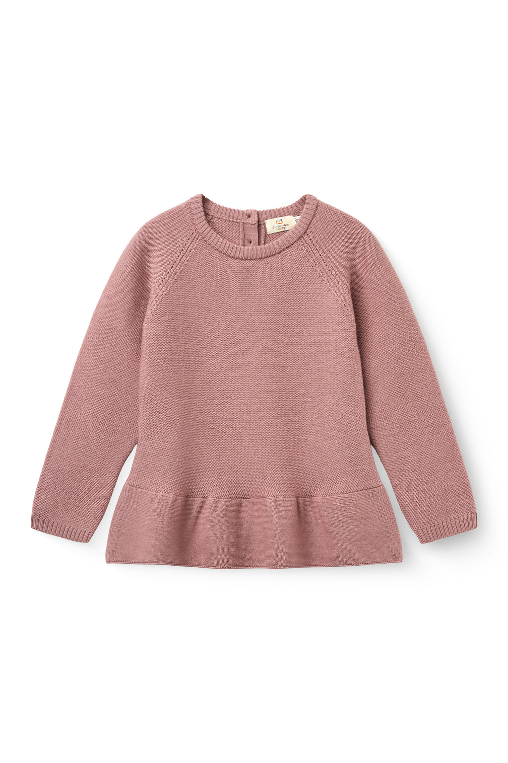 Copenhagen Colors | Merino Strickbluse mit Rüschen