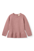 Copenhagen Colors | Merino Strickbluse mit Rüschen
