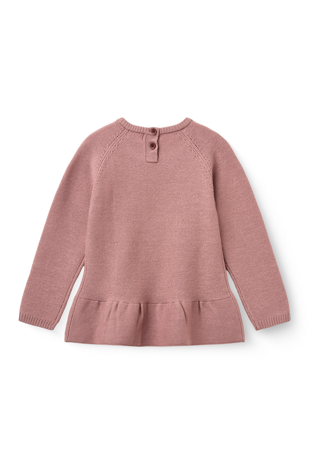 Copenhagen Colors | Merino Strickbluse mit Rüschen