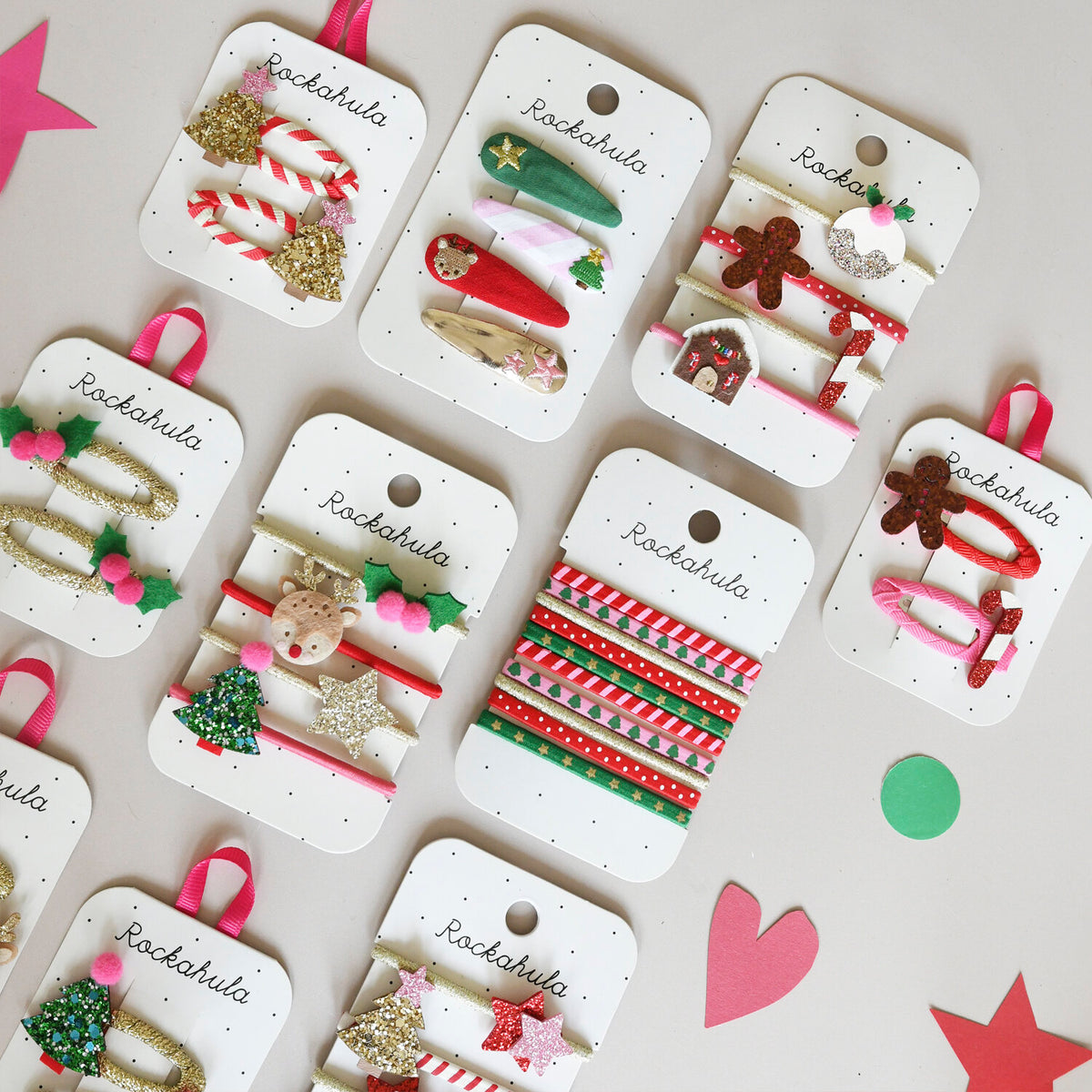 Rockahula | Haarclips Stripy Christmas Tree