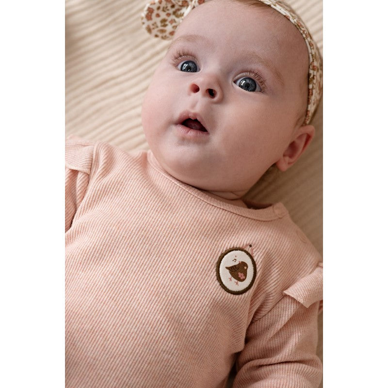 Feetje | Geripptes Longsleeve – Fall in Love