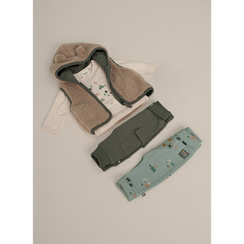 Feetje | Gerippte Hose mit Allover-Print – Beep Beep