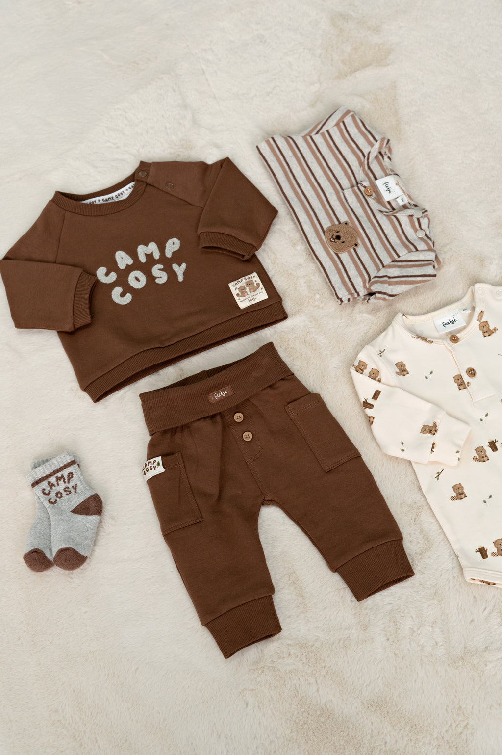 Feetje | Geripptes Ringel-Longsleeve - Tiny Timber Tales