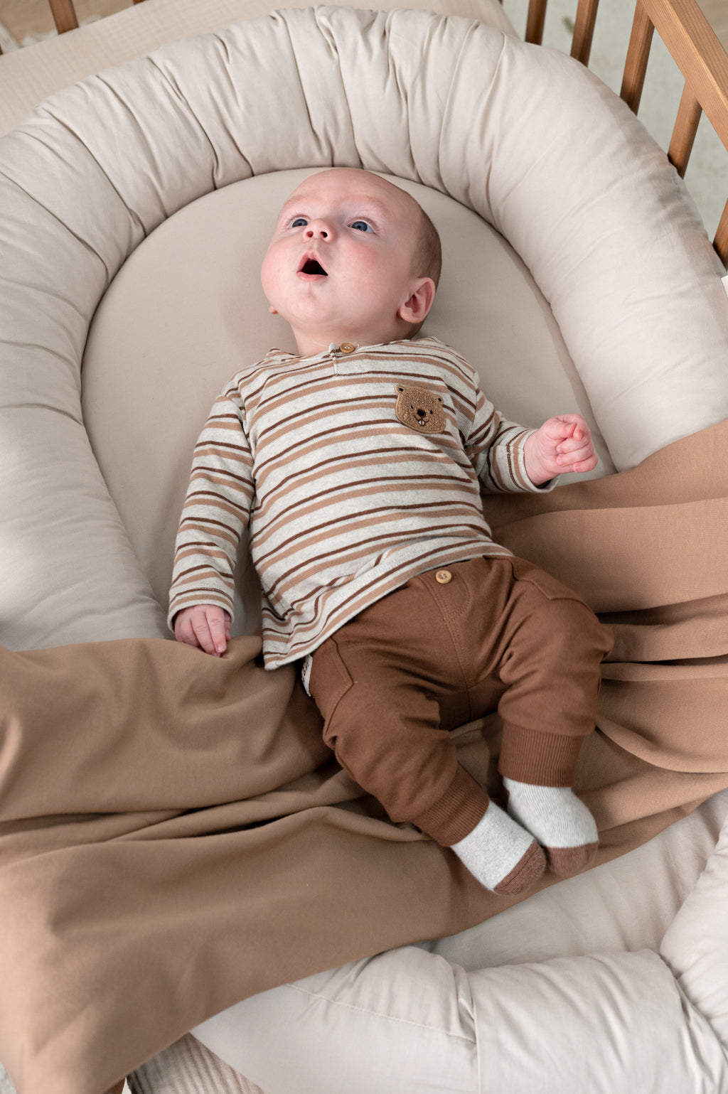 Feetje | Geripptes Ringel-Longsleeve - Tiny Timber Tales