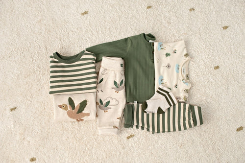 Feetje | geripptes Langarmshirt - Wiggle and Waddle