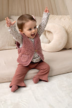 Feetje | Flared Hose Ripp | Mauve