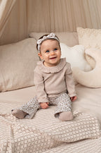 Feetje | Longsleeve Ripp | Taupe Melange