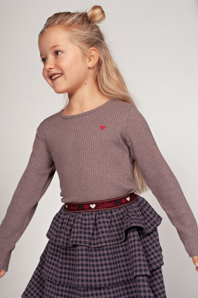 Jubel | geripptes Langarmshirt - Daily Princess