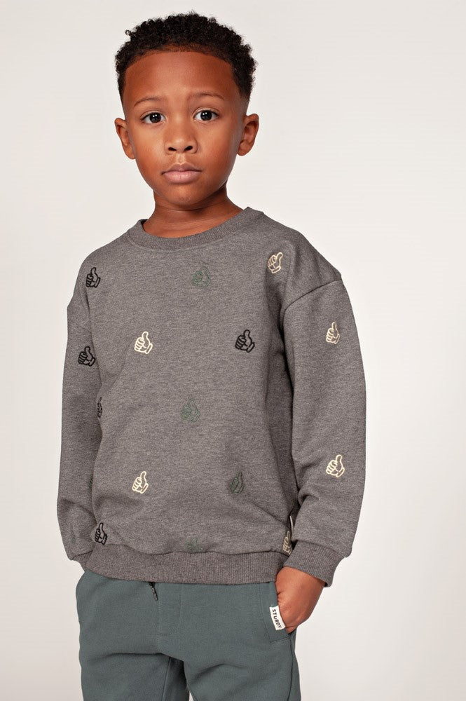 Sturdy |Sweater mit Stickerei - Fix it