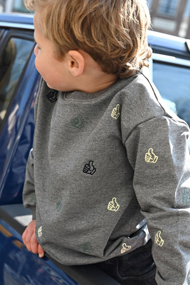 Sturdy |Sweater mit Stickerei - Fix it