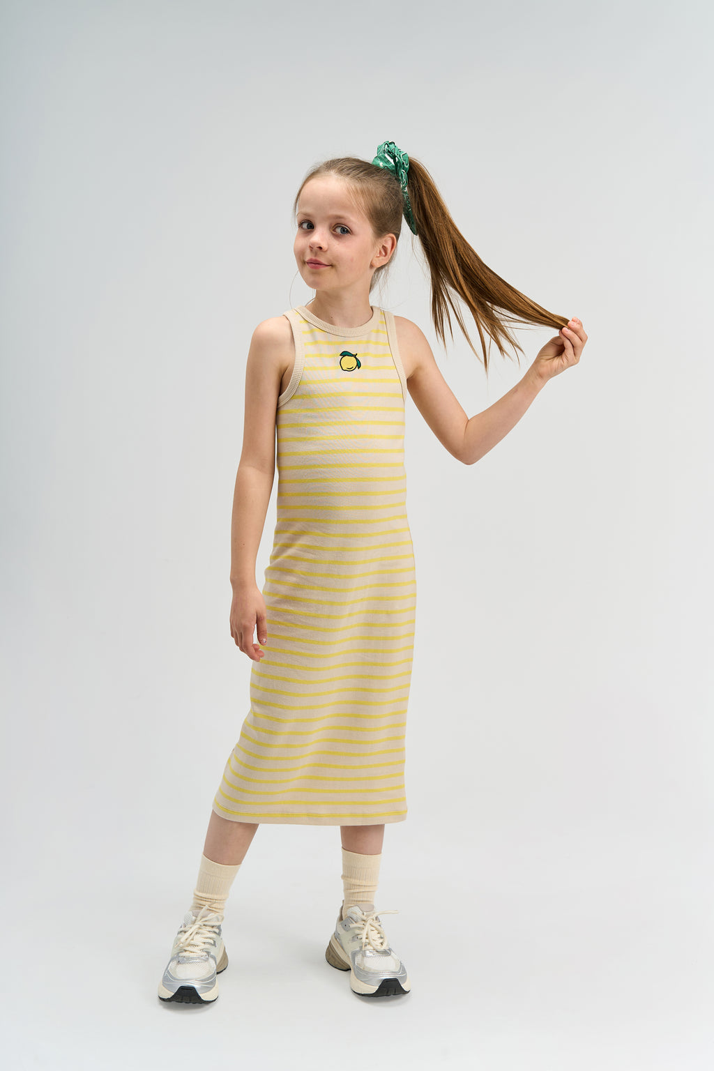 THE NEW | Kleid - Streifen & Zitrone