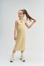 THE NEW | Kleid - Streifen & Zitrone