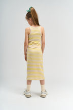 THE NEW | Kleid - Streifen & Zitrone