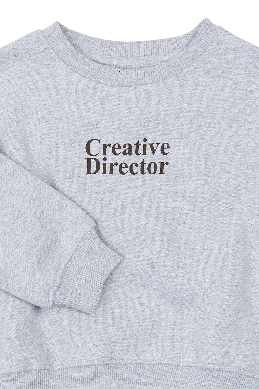 THE NEW SIBLINGS |  Oversized Sweatshirt – Light Grey Melange
