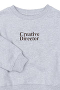THE NEW SIBLINGS |  Oversized Sweatshirt – Light Grey Melange