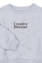 THE NEW SIBLINGS |  Oversized Sweatshirt – Light Grey Melange