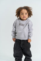 THE NEW SIBLINGS |  Oversized Sweatshirt – Light Grey Melange