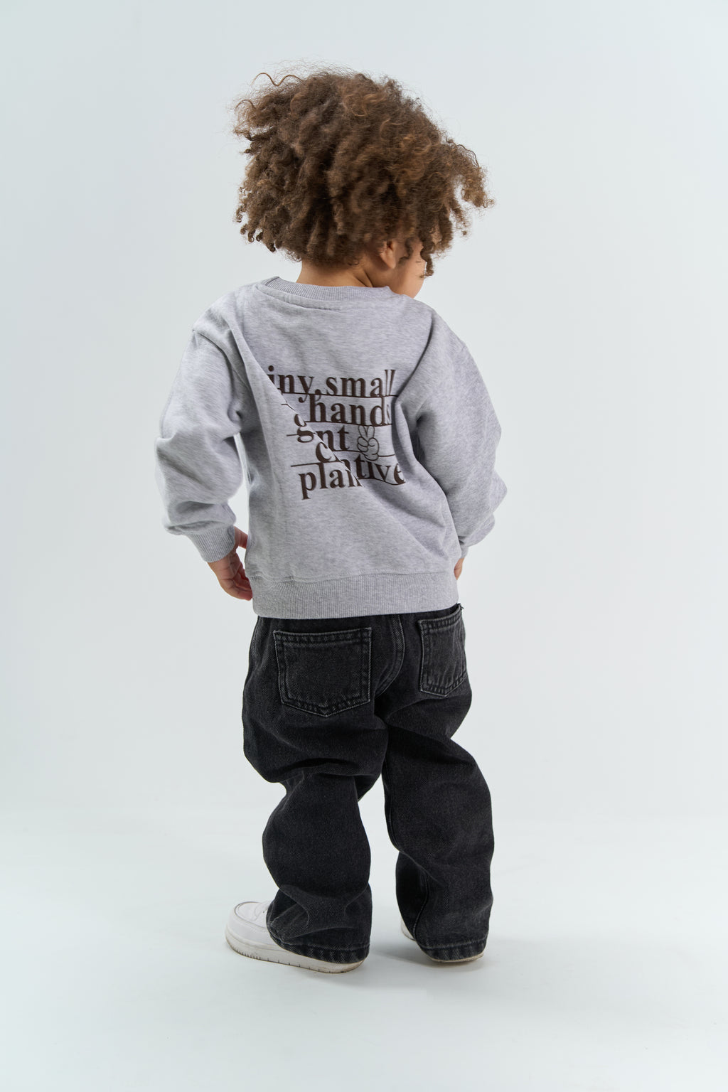 THE NEW SIBLINGS |  Oversized Sweatshirt – Light Grey Melange