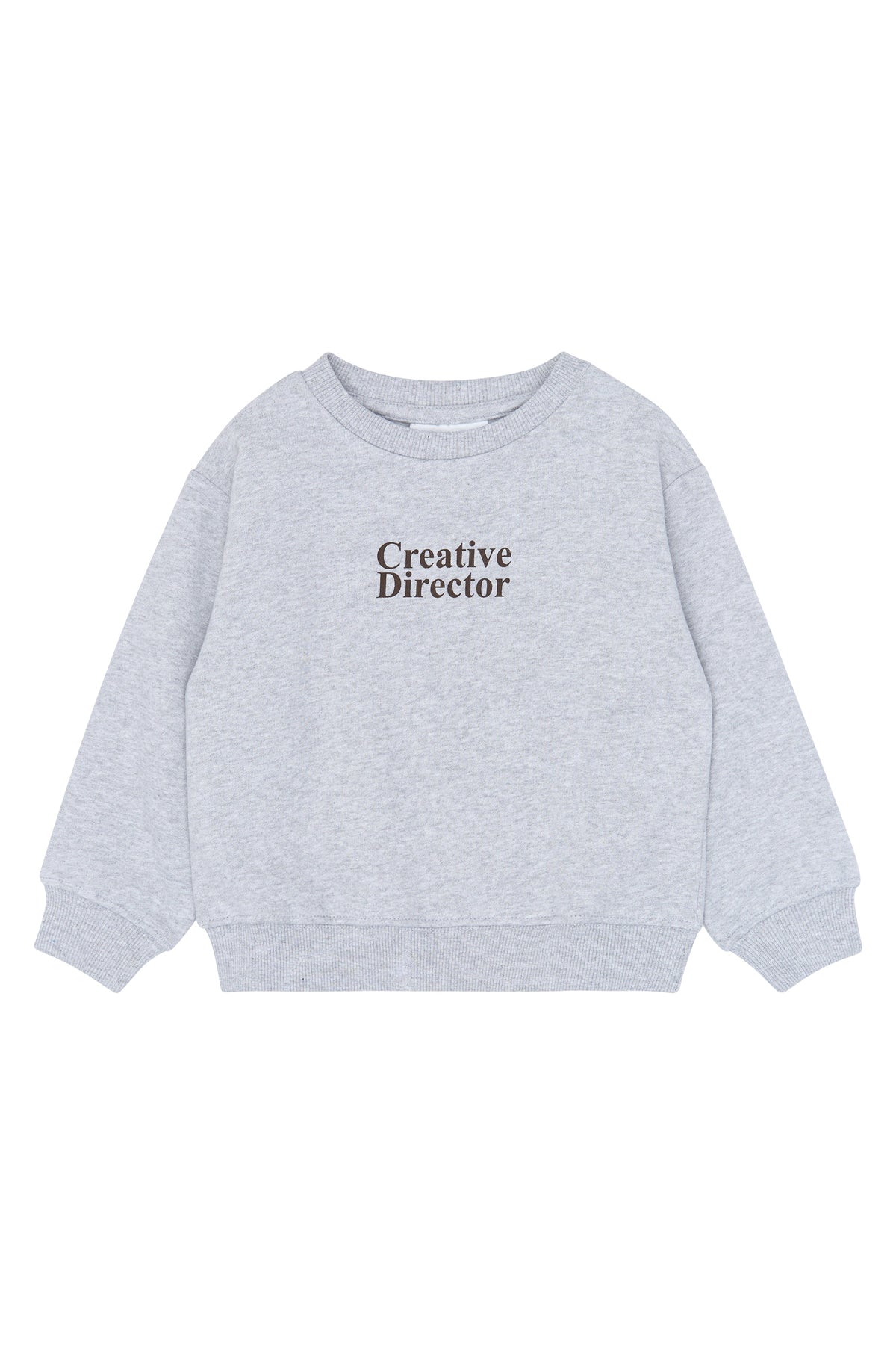 THE NEW SIBLINGS |  Oversized Sweatshirt – Light Grey Melange