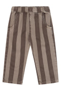 THE NEW SIBLINGS |  Baggy Pants – Taupe Gray Striped